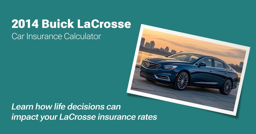 2014 Buick LaCrosse car insurance calculator image