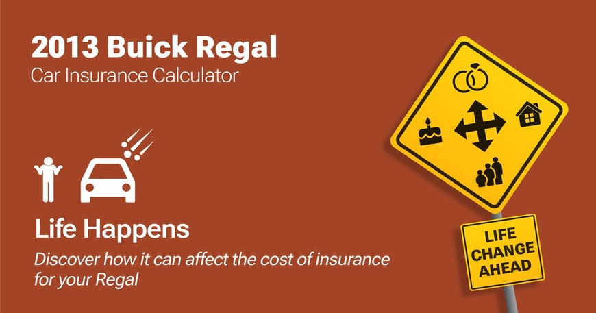 2013 Buick Regal car insurance calculator image