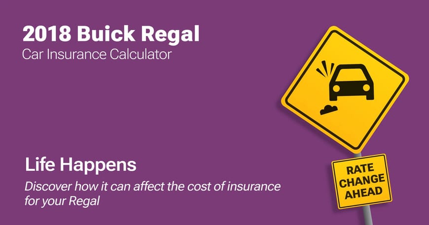2018 Buick Regal car insurance calculator image
