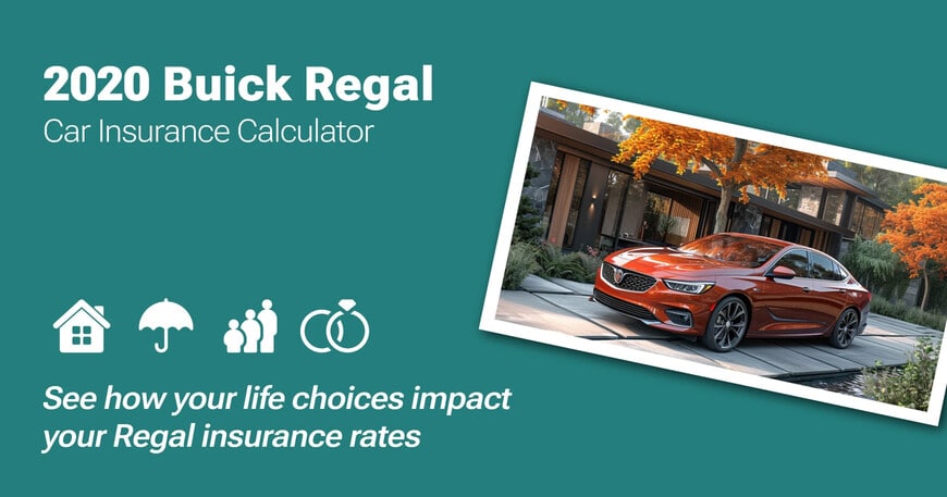 2020 Buick Regal car insurance calculator image