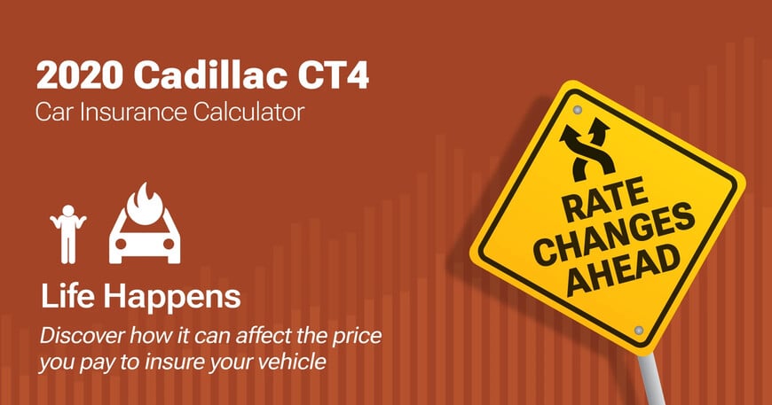 2020 Cadillac CT4 car insurance calculator image