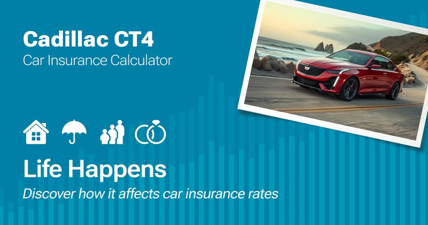 Cadillac CT4 car insurance calculator image