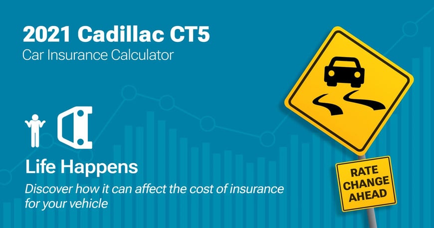 2021 Cadillac CT5 car insurance calculator image