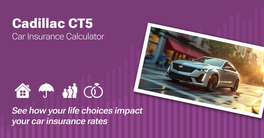 Cadillac CT5 car insurance calculator image