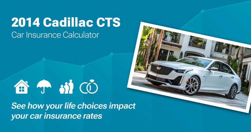 2014 Cadillac CTS car insurance calculator image