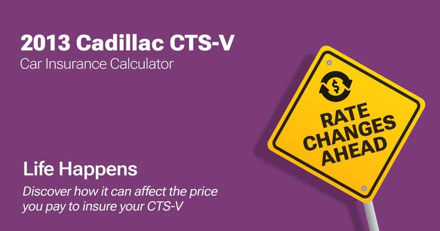 2013 Cadillac CTS-V car insurance calculator image
