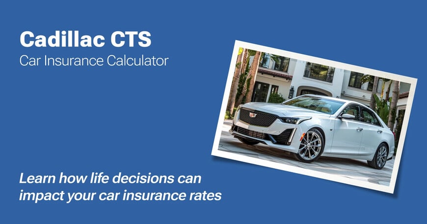 Cadillac CTS car insurance calculator image