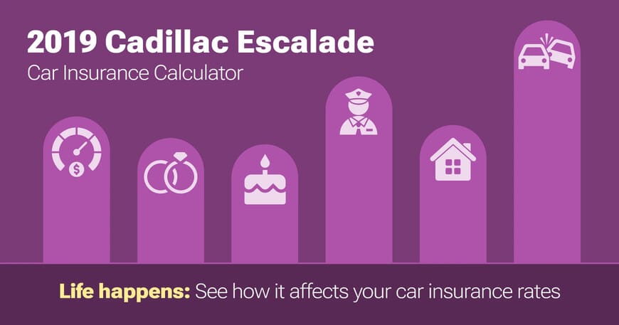 2019 Cadillac Escalade car insurance calculator image