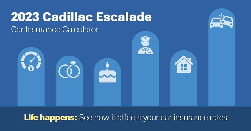 2023 Cadillac Escalade car insurance calculator image