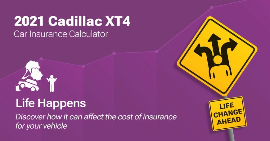 2021 Cadillac XT4 car insurance calculator image
