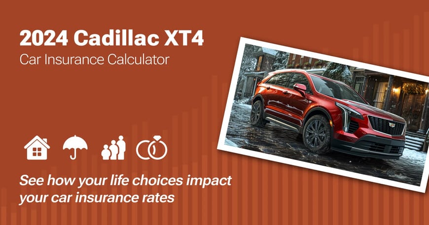2024 Cadillac XT4 car insurance calculator image