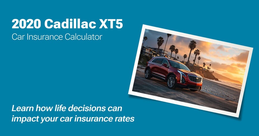 2020 Cadillac XT5 car insurance calculator image
