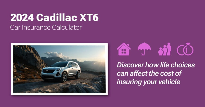 2024 Cadillac XT6 car insurance calculator image