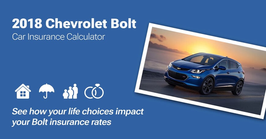 2018 Chevrolet Bolt car insurance calculator image