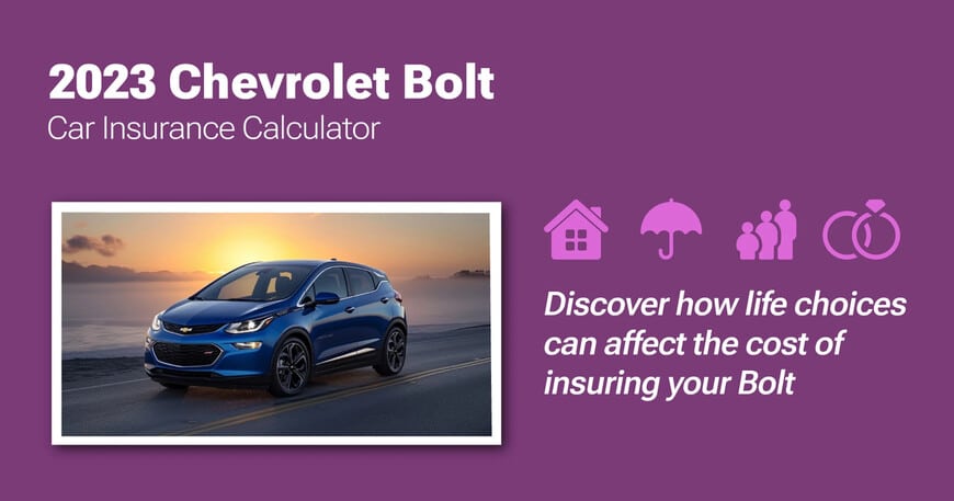 2023 Chevrolet Bolt car insurance calculator image