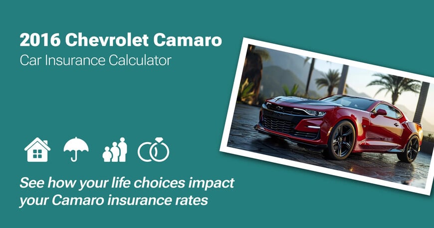 2016 Chevrolet Camaro car insurance calculator image