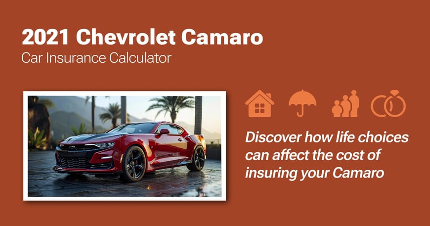 2021 Chevrolet Camaro car insurance calculator image