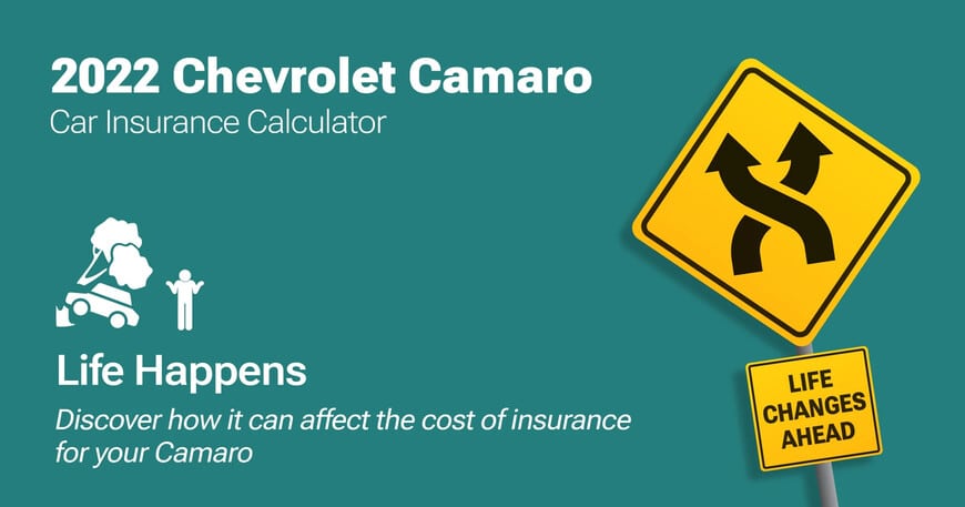 2022 Chevrolet Camaro car insurance calculator image