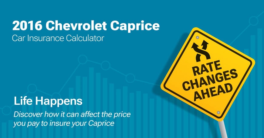 2016 Chevrolet Caprice car insurance calculator image