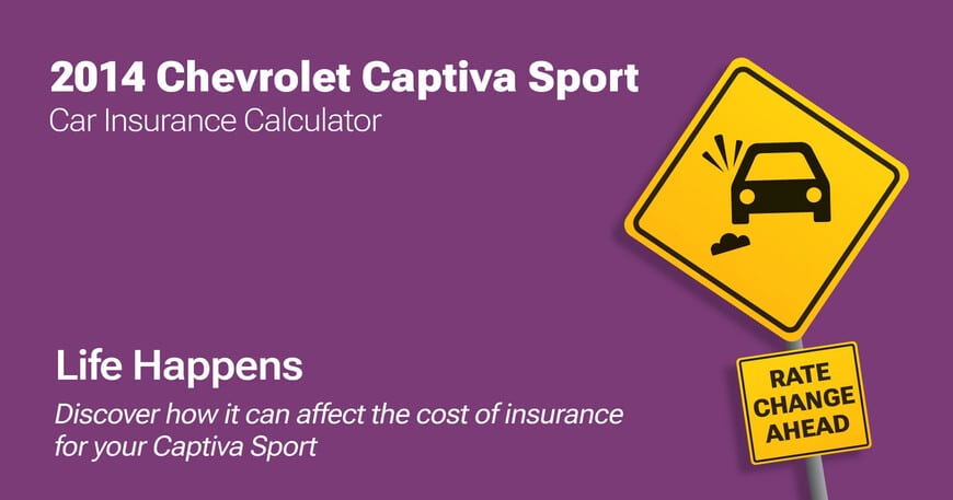 2014 Chevrolet Captiva Sport car insurance calculator image