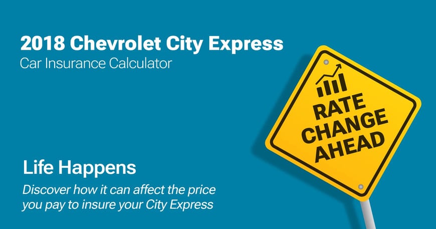 2018 Chevrolet City Express car insurance calculator image