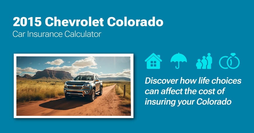 2015 Chevrolet Colorado car insurance calculator image