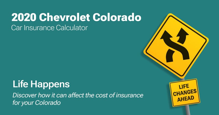 2020 Chevrolet Colorado car insurance calculator image
