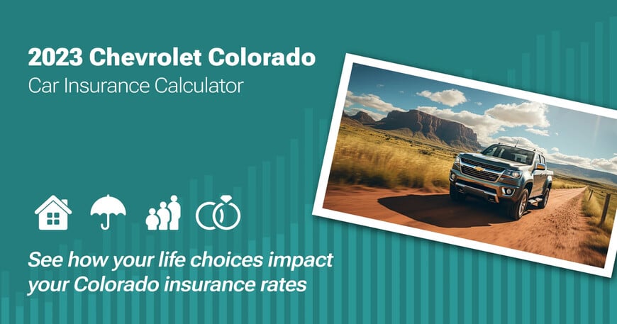 2023 Chevrolet Colorado car insurance calculator image