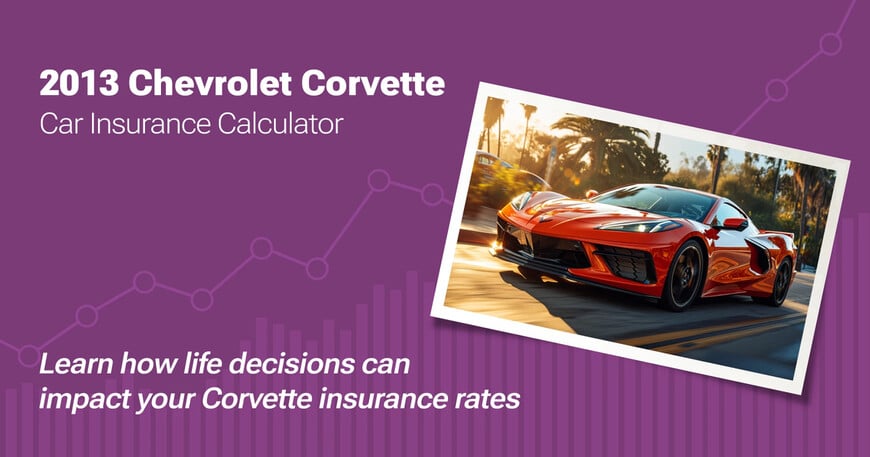 2013 Chevrolet Corvette car insurance calculator image