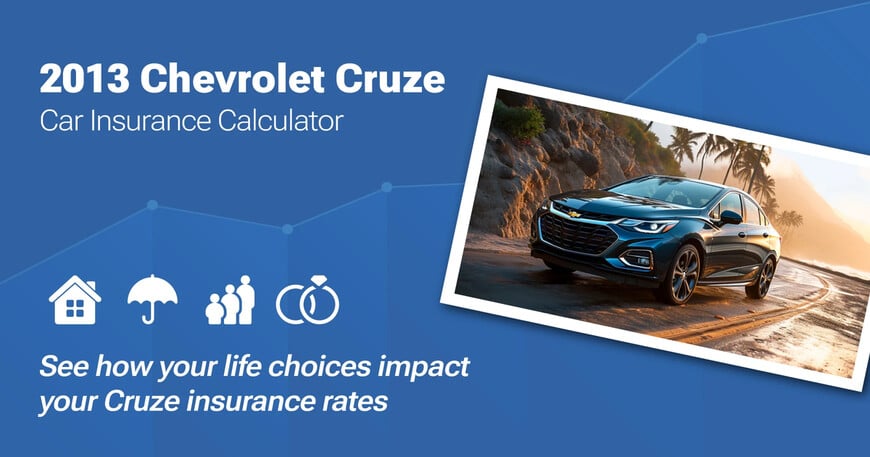 2013 Chevrolet Cruze car insurance calculator image