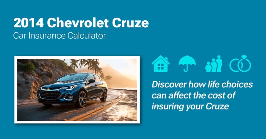2014 Chevrolet Cruze car insurance calculator image