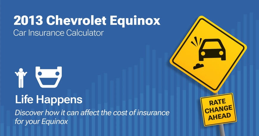 2013 Chevrolet Equinox car insurance calculator image