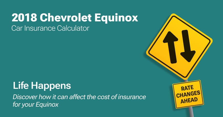 2018 Chevrolet Equinox car insurance calculator image