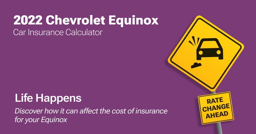 2022 Chevrolet Equinox car insurance calculator image
