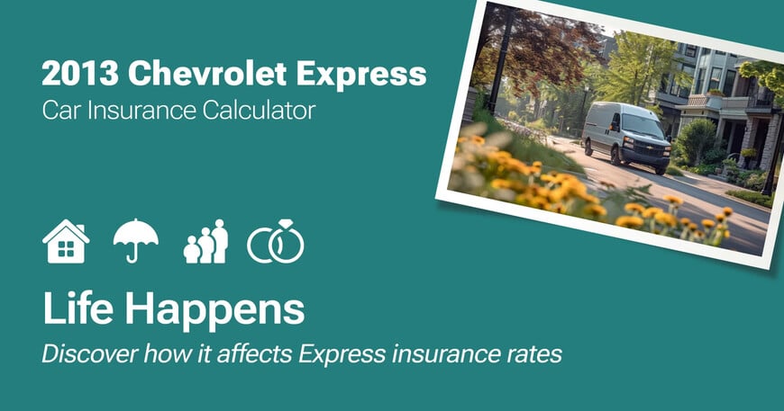 2013 Chevrolet Express car insurance calculator image