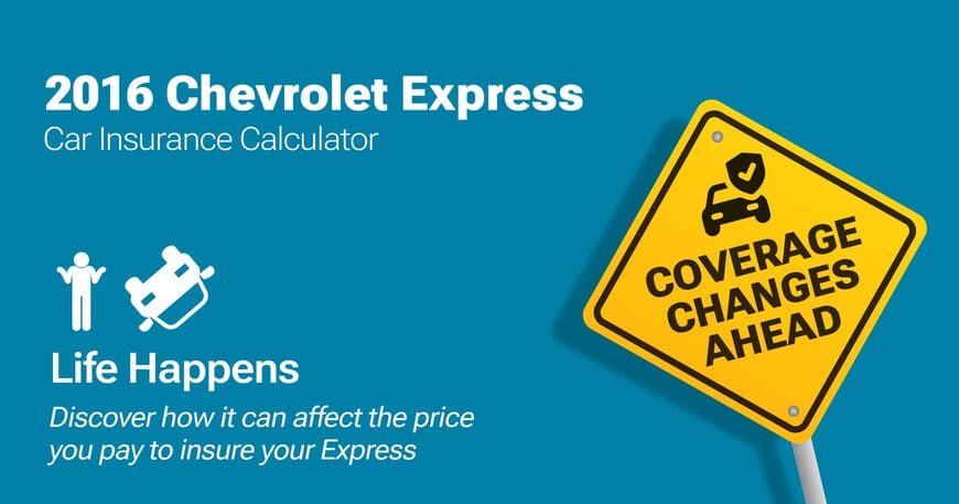 2016 Chevrolet Express car insurance calculator image