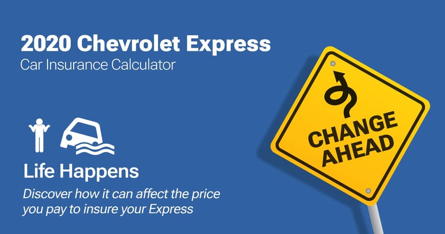 2020 Chevrolet Express car insurance calculator image