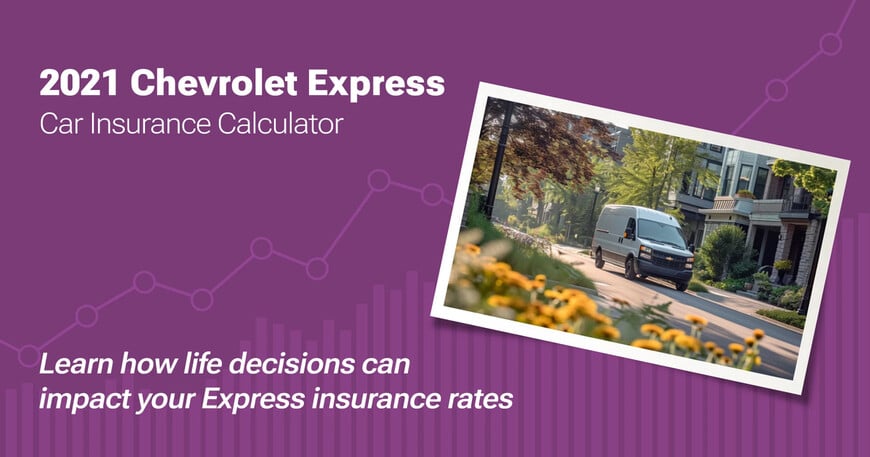 2021 Chevrolet Express car insurance calculator image