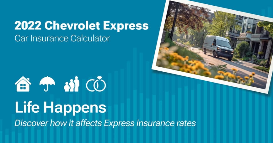 2022 Chevrolet Express car insurance calculator image