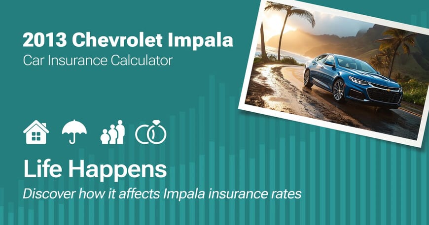2013 Chevrolet Impala car insurance calculator image