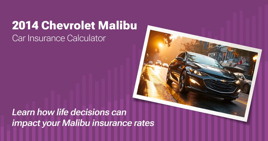 2014 Chevrolet Malibu car insurance calculator image