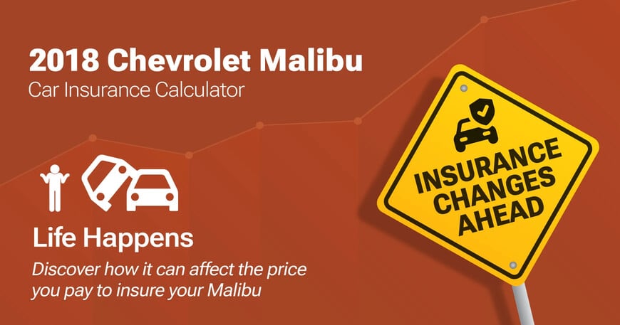2018 Chevrolet Malibu car insurance calculator image