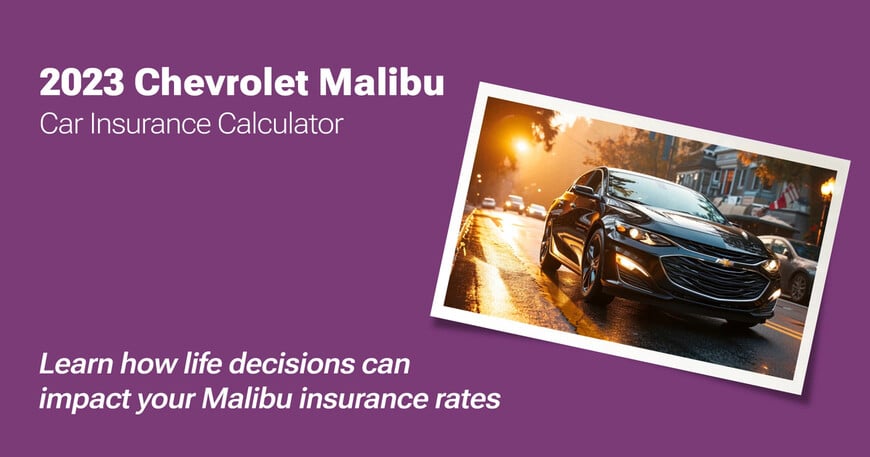 2023 Chevrolet Malibu car insurance calculator image