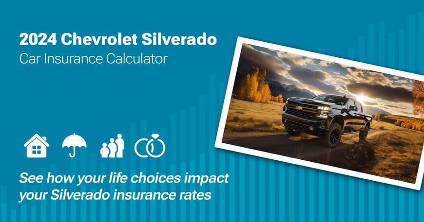 2024 Chevrolet Silverado car insurance calculator image