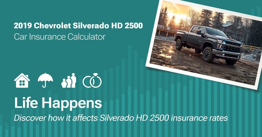 2019 Chevrolet Silverado HD 2500 car insurance calculator image