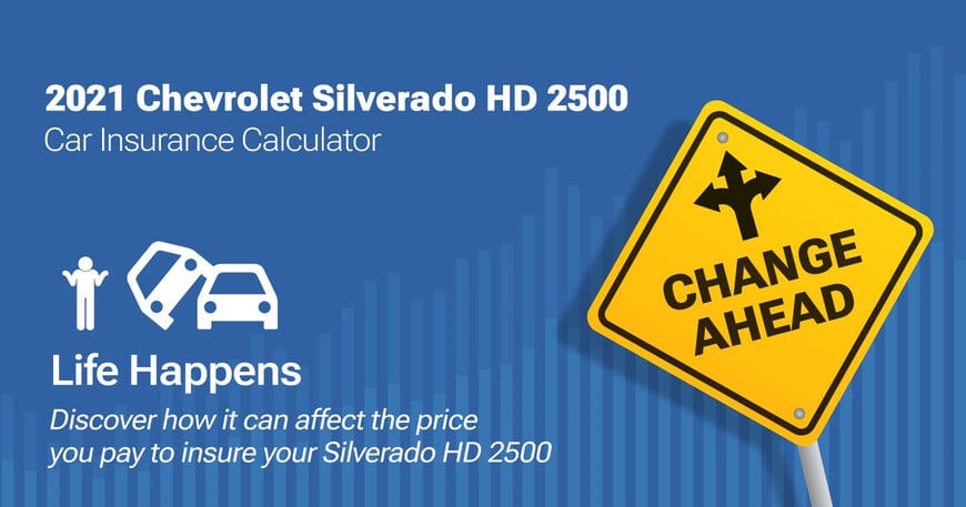 2021 Chevrolet Silverado HD 2500 car insurance calculator image