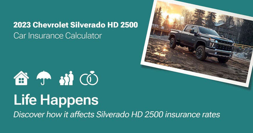 2023 Chevrolet Silverado HD 2500 car insurance calculator image