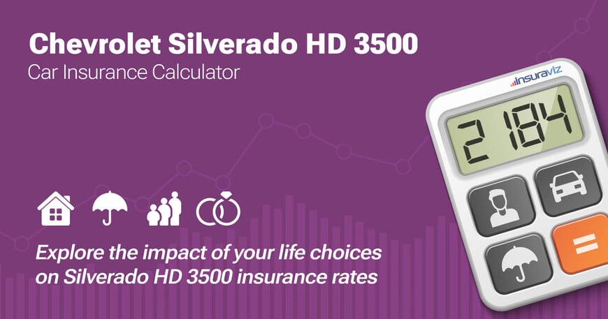 Chevrolet Silverado HD 3500 car insurance calculator image