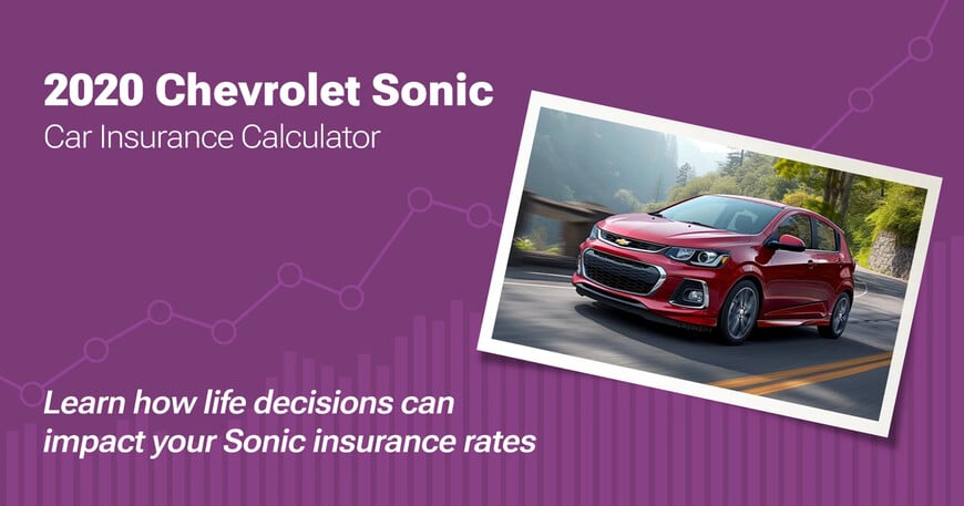 2020 Chevrolet Sonic car insurance calculator image