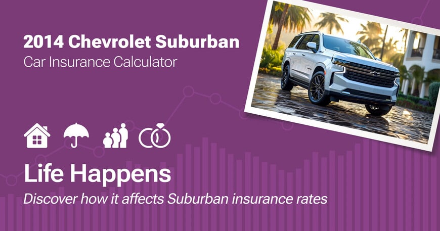 2014 Chevrolet Suburban car insurance calculator image